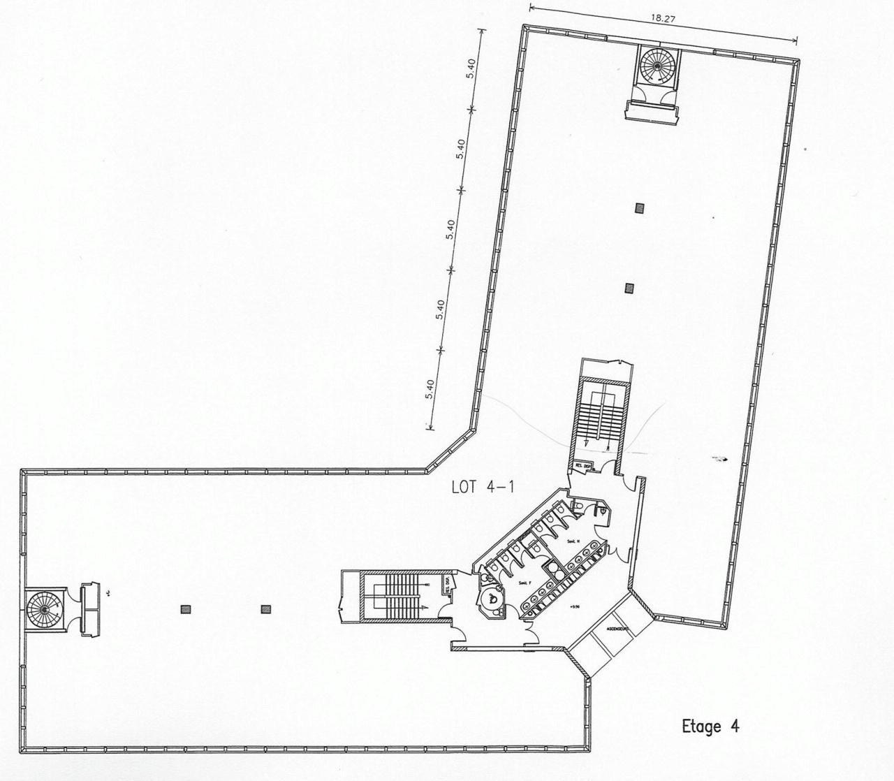 Bureau Lyon 4434m² Location bureau Lyon Rhône OLBUR2108838 41